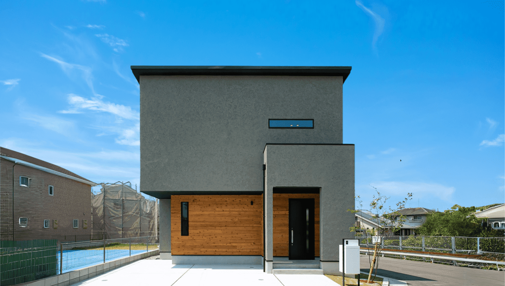 大阪府堺市北区の注文住宅画像（家の外観）